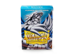 Dragon Shield Matte Sleeve - Silver ‘Stegazill’ 60ct | Tacoma Games