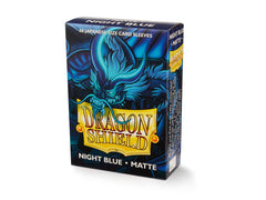 Dragon Shield Matte Sleeve - Night Blue ‘Delphion’ 60ct | Tacoma Games