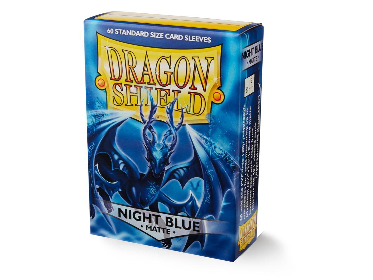 Dragon Shield Matte Sleeve - Night Blue ‘Xon’ 60ct | Tacoma Games