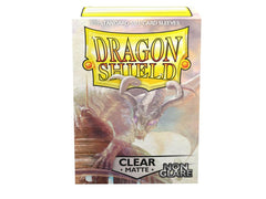 Dragon Shield Non-Glare Sleeve - Clear ‘Mantem’ 100ct | Tacoma Games
