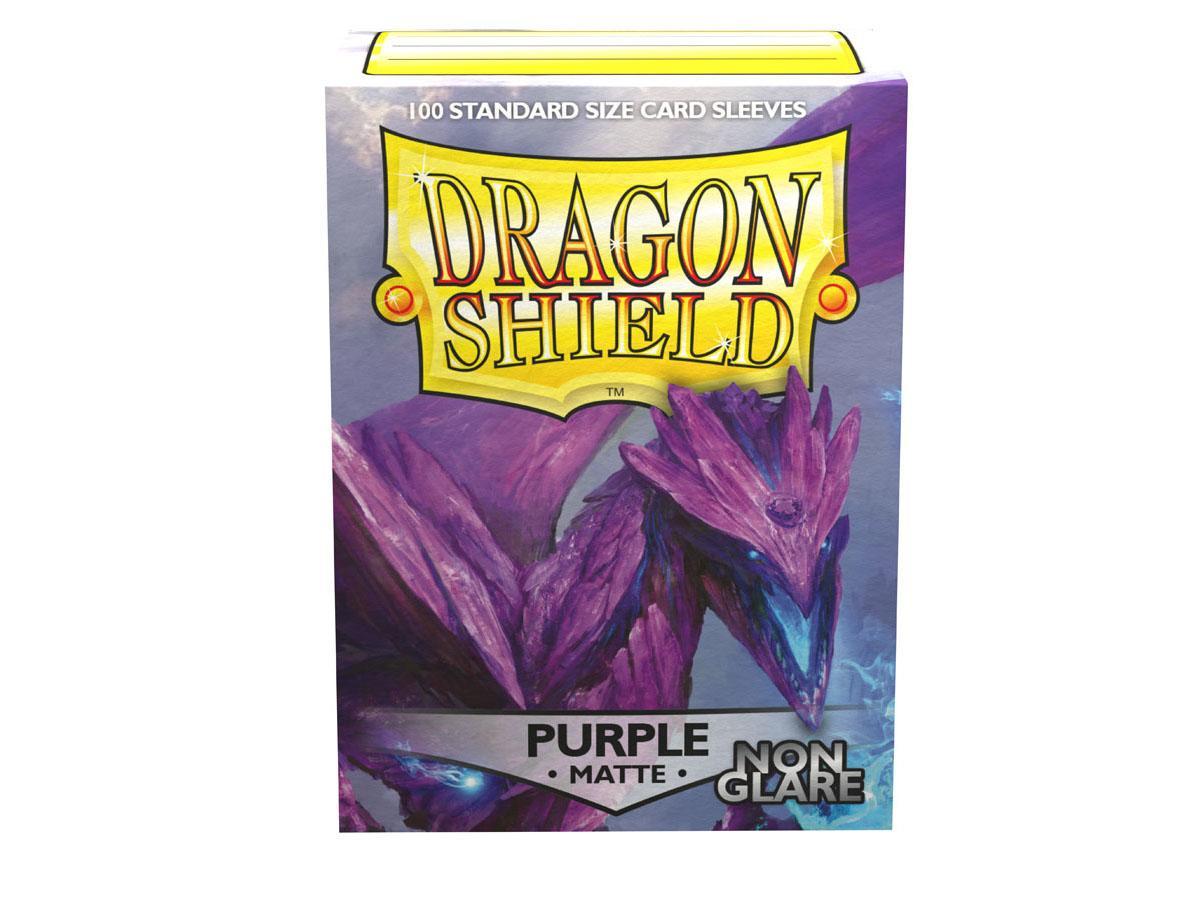 Dragon Shield Non-Glare Sleeve - Purple ‘Amifist’ 100ct | Tacoma Games