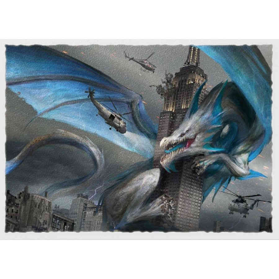 DRAGON SHIELD SLEEVES: MATTE ART: EMPIRE STATE DRAGON (BOX OF 100) - LIMITED EDITION | Tacoma Games