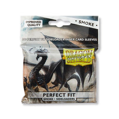 Dragon Shield Perfect Fit Sleeve - Smoke ‘Shinon’ 100ct | Tacoma Games