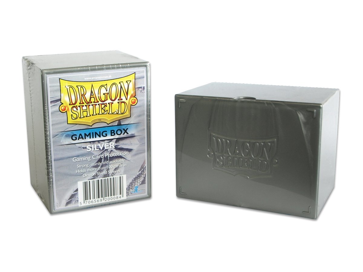 Dragon Shield Gaming Box – Silver | Tacoma Games