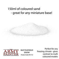 The ARMY PAINTER: Battlefields Essentials - Basing: Snow | Tacoma Games