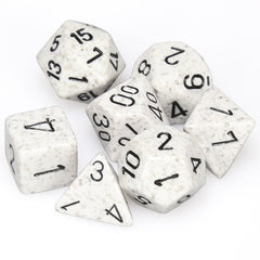 Chessex: Speckled Arctic Camo 7-Die Set | Tacoma Games