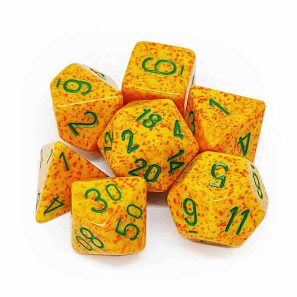 Chessex: Speckled Lotus 7-Die Set | Tacoma Games