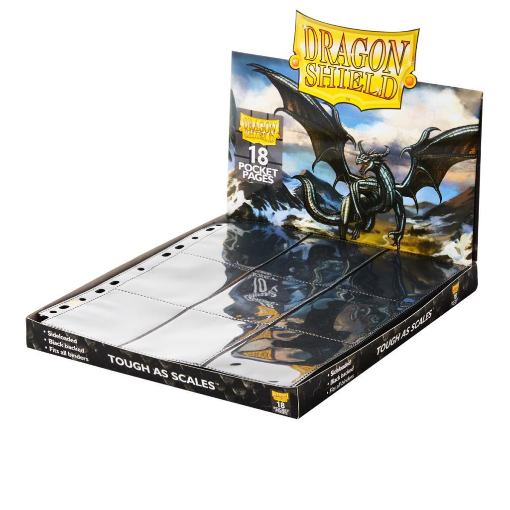 Dragon Shield 18-Pocket Pages Clear | Tacoma Games