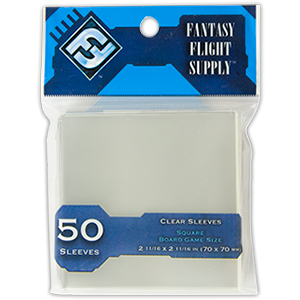 Fantasy Flight Supply - Square Board Game Sleeves (50) (Blue) | Tacoma Games