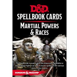 Dungeons & Dragons Spellbook Cards: Martial Powers & Races | Tacoma Games