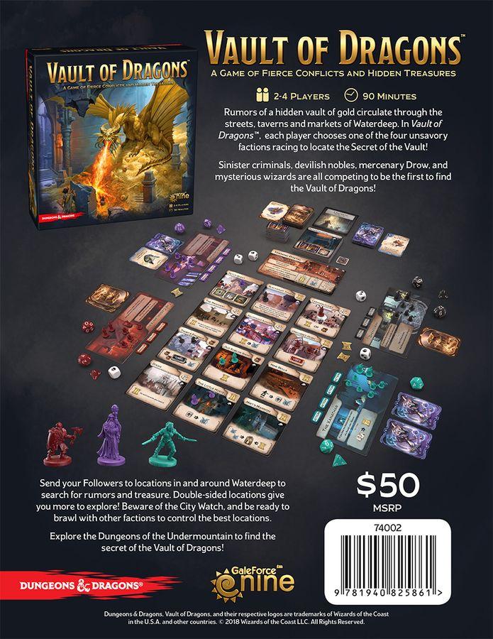 Dungeons & Dragons - Vault of Dragons Board Game | Tacoma Games