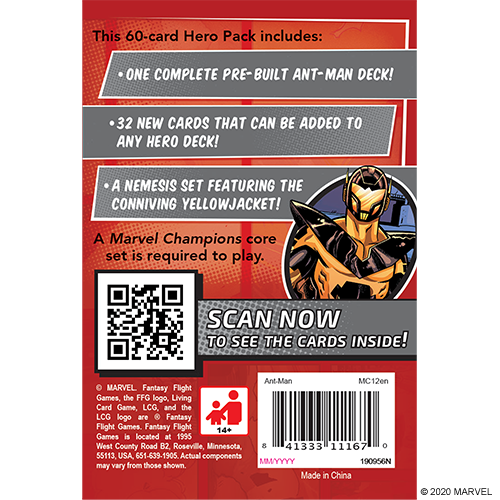 Marvel Champions LCG: Ant-Man Hero Pack | Tacoma Games