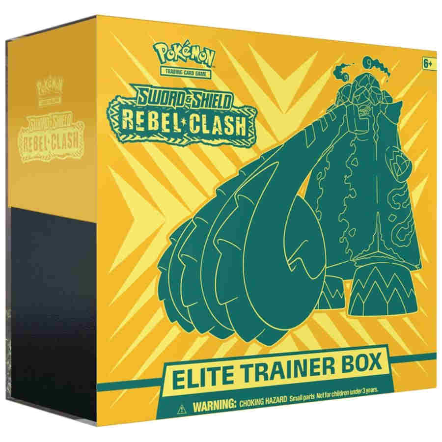 Pokemon Sword & Shield: Rebel Clash Elite Trainer Box | Tacoma Games
