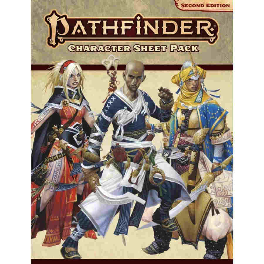 Pathfinder 2nd Edition: Character Sheets | Tacoma Games