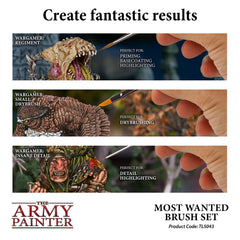The ARMY PAINTER: Starter Sets - Most Wanted Brush Set | Tacoma Games