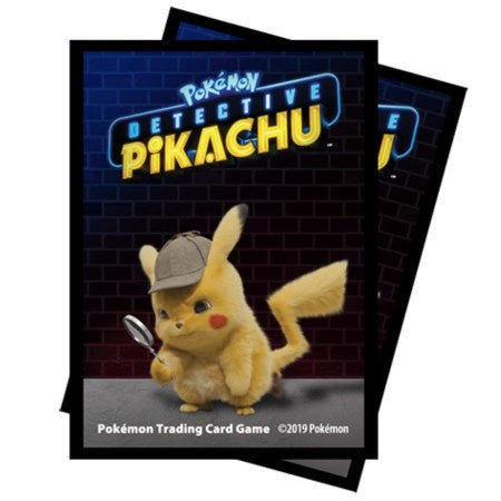 UltraPRO Detective Pikachu Deck Protector Sleeves 65ct - Pikachu | Tacoma Games
