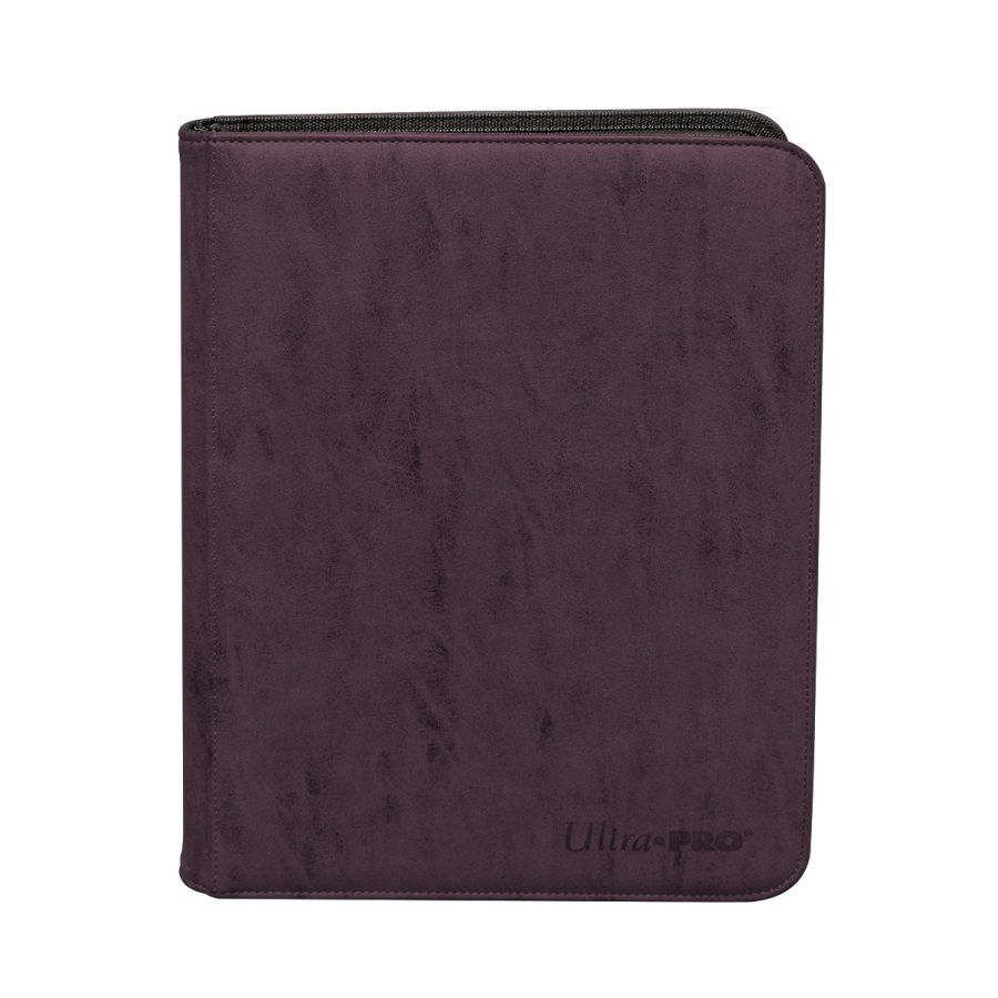 ULTRA PRO: SUEDE COLLECTION 9 POCKET ZIPPERED PRO-BINDER: AMETHYST | Tacoma Games