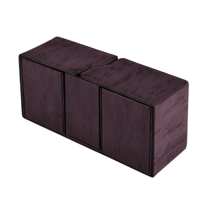ULTRA PRO: SUEDE COLLECTION ALCOVE VAULT DECK BOX: AMETHYST | Tacoma Games
