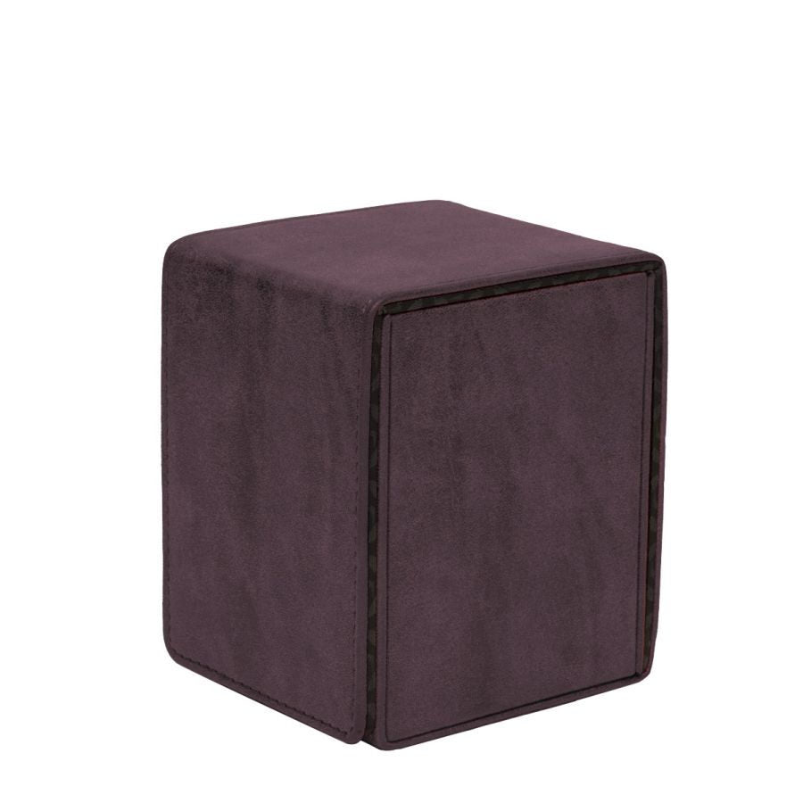 ULTRA PRO: SUEDE COLLECTION ALCOVE FLIP DECK BOX: AMETHYST | Tacoma Games