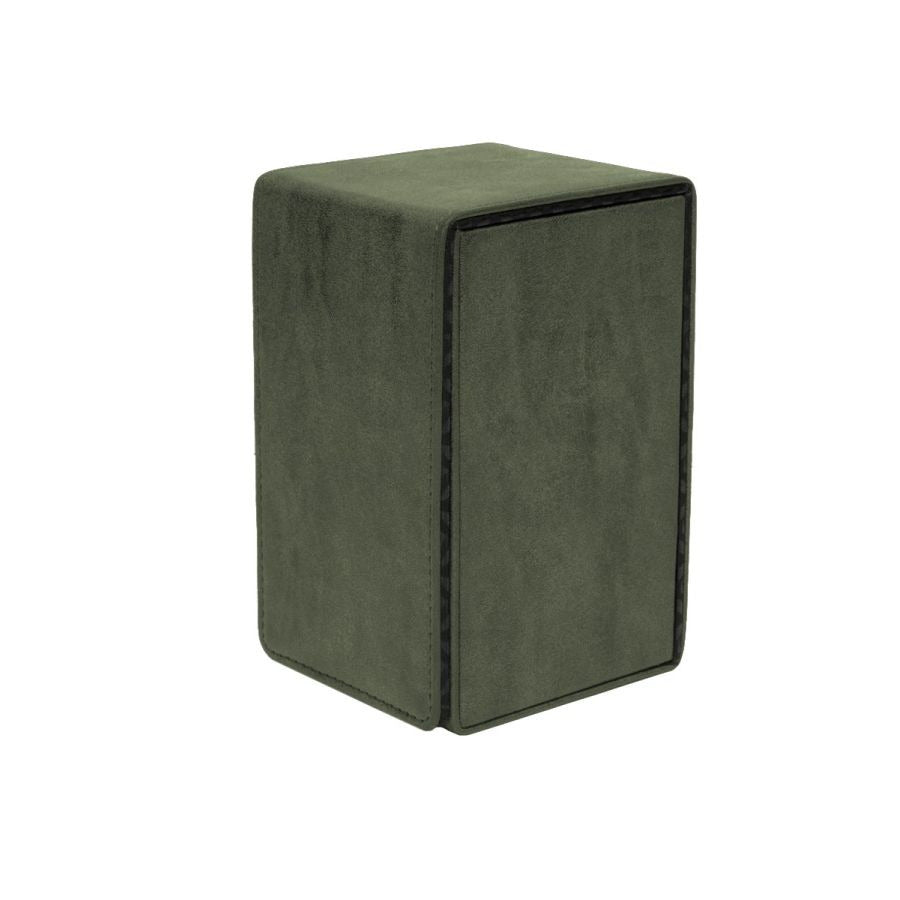ULTRA PRO: SUEDE COLLECTION ALCOVE TOWER DECK BOX: EMERALD | Tacoma Games