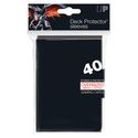 UltraPRO Oversized Deck Protector Sleeves Black 40ct | Tacoma Games