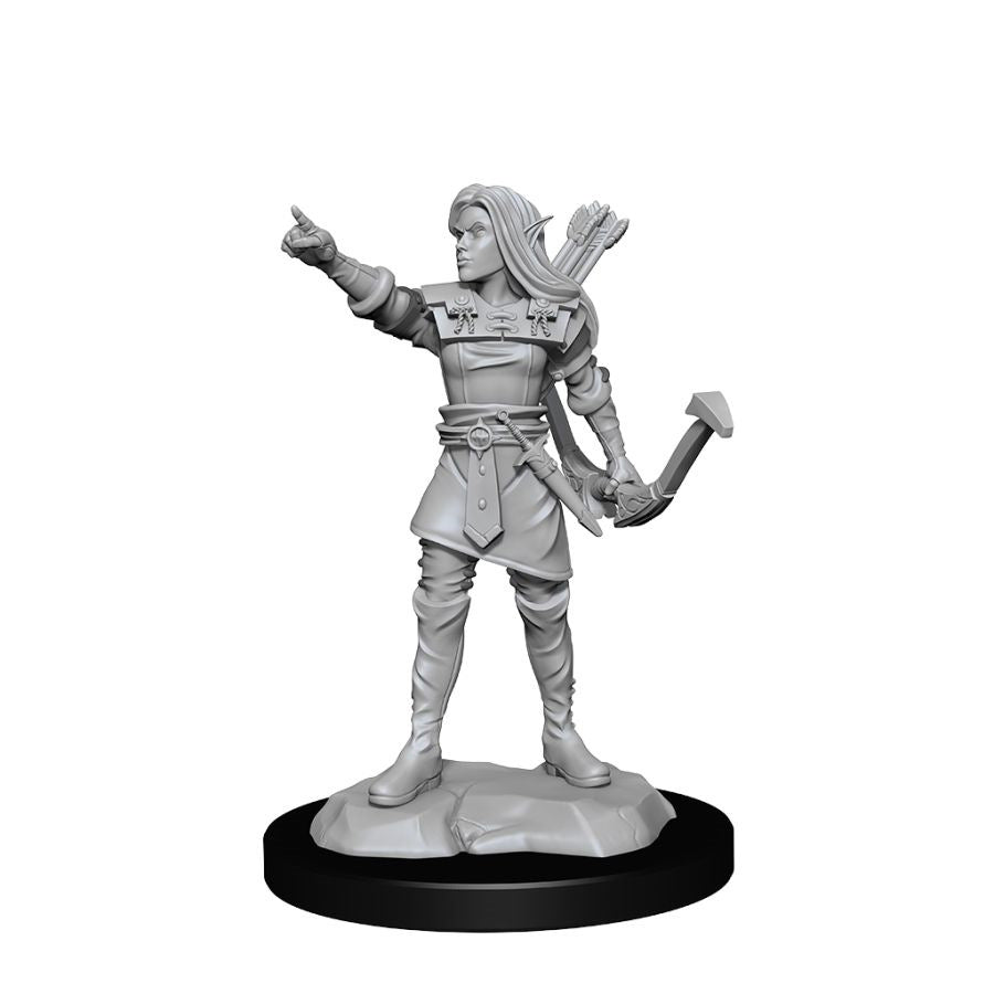 DUNGEONS AND DRAGONS NOLZUR'S MARVELOUS MINIATURES: W13 FEMALE ELF RANGER | Tacoma Games