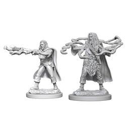 DUNGEONS AND DRAGONS: NOLZUR'S MARVELOUS UNPAINTED MINIATURES -W1-MALE HUMAN SORCERER | Tacoma Games
