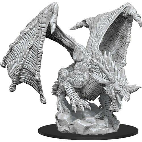 DUNGEONS AND DRAGONS NOLZUR'S MARVELOUS MINIATURES: W15 YOUNG BLUE DRAGON | Tacoma Games