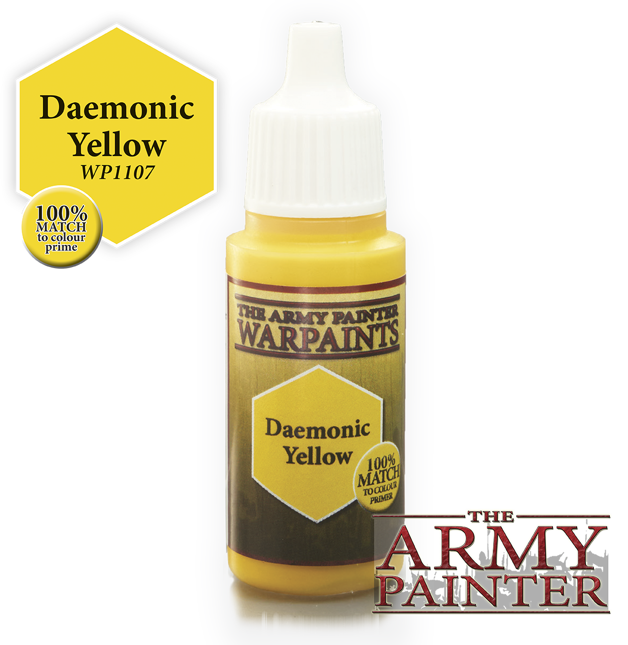 The ARMY PAINTER: Acrylics Warpaint - Daemonic Yellow | Tacoma Games