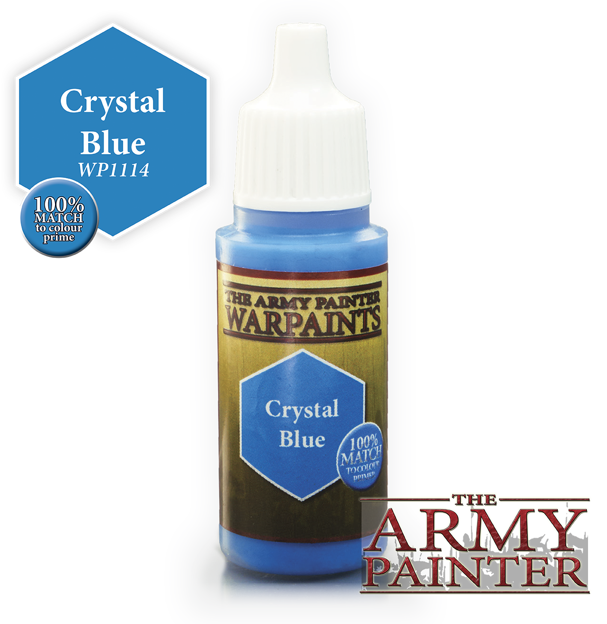The ARMY PAINTER: Acrylics Warpaint - Crystal Blue | Tacoma Games