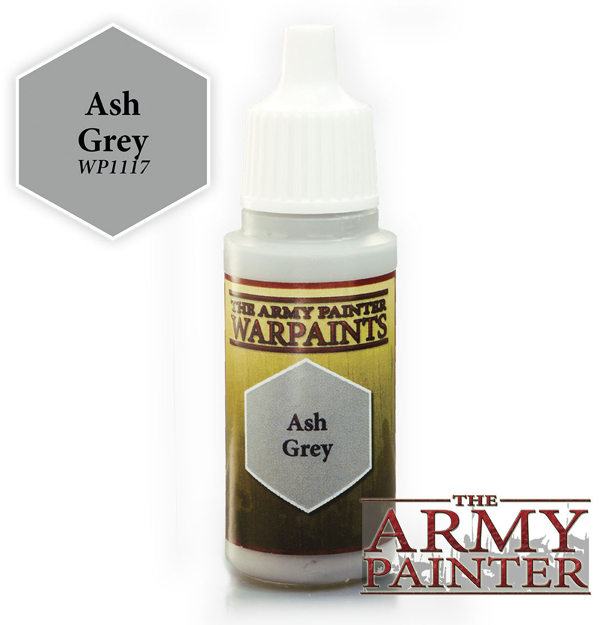 The ARMY PAINTER: Acrylics Warpaint - Ash Grey | Tacoma Games