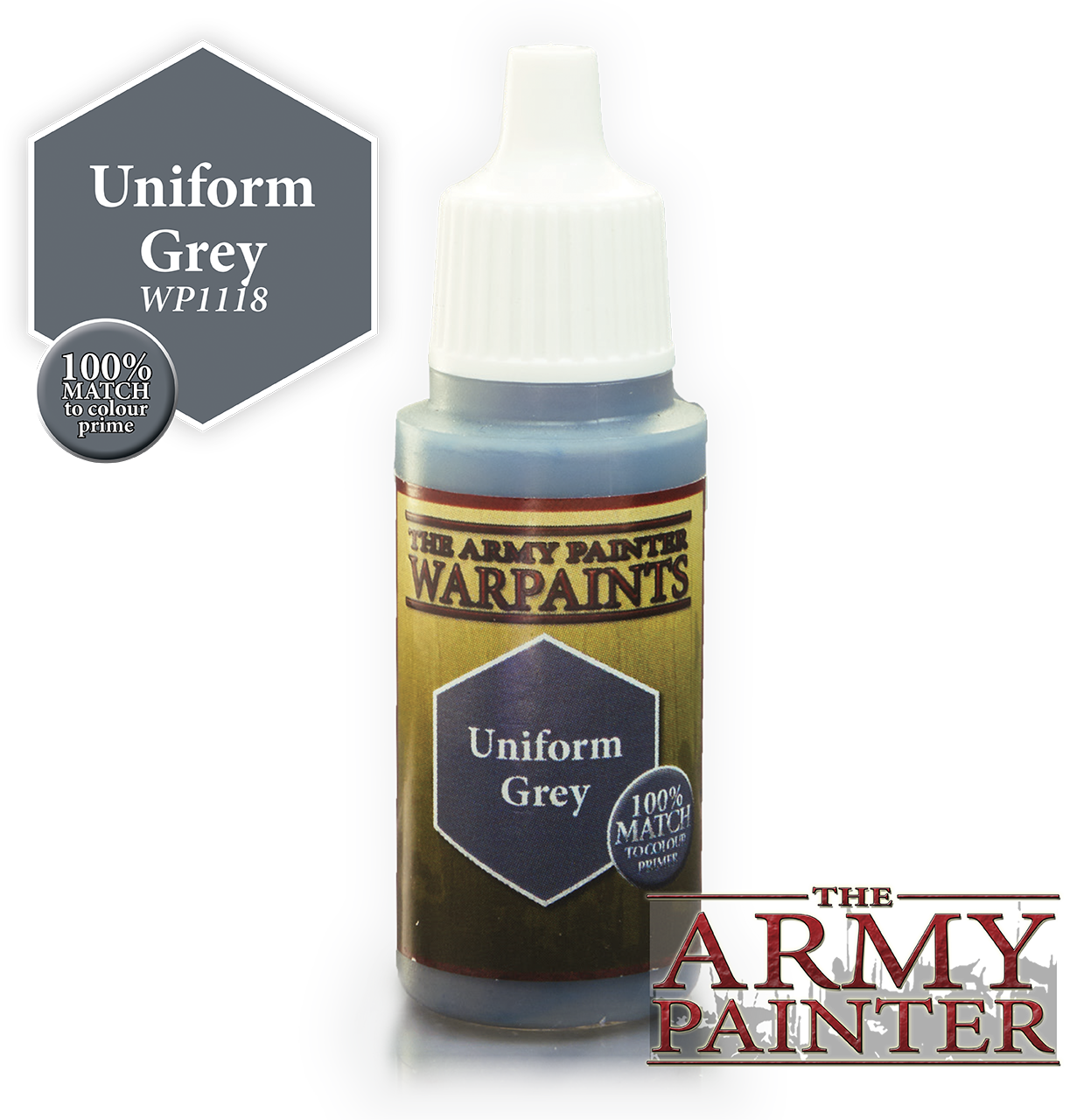The ARMY PAINTER: Acrylics Warpaint - Uniform Grey | Tacoma Games