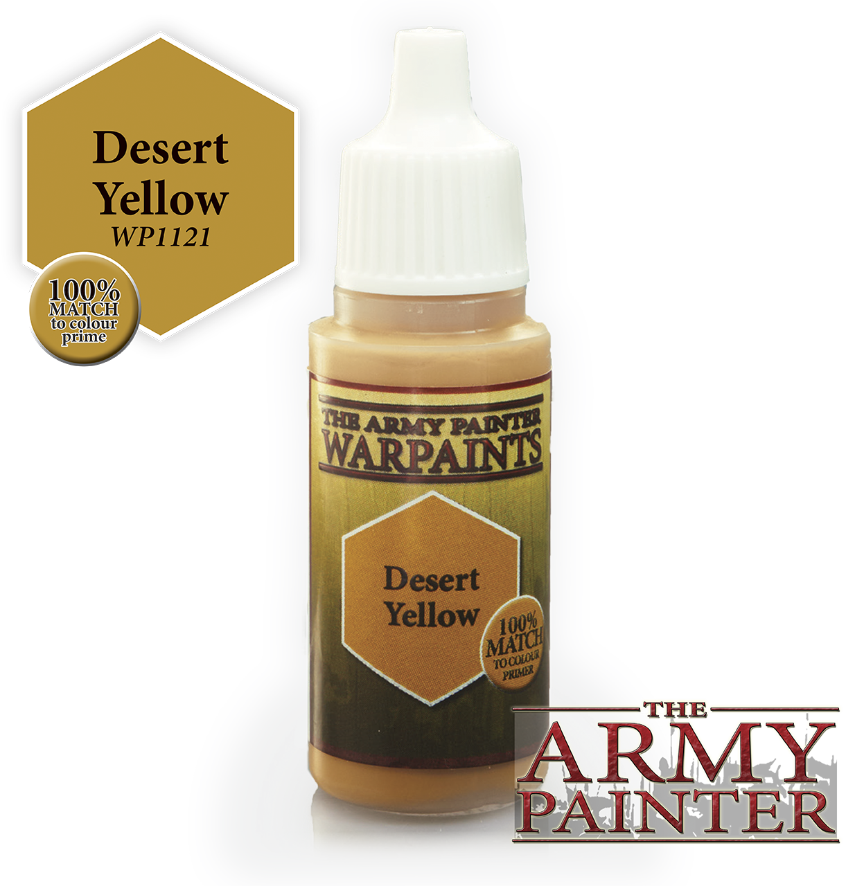 The ARMY PAINTER: Acrylics Warpaint - Desert Yellow | Tacoma Games