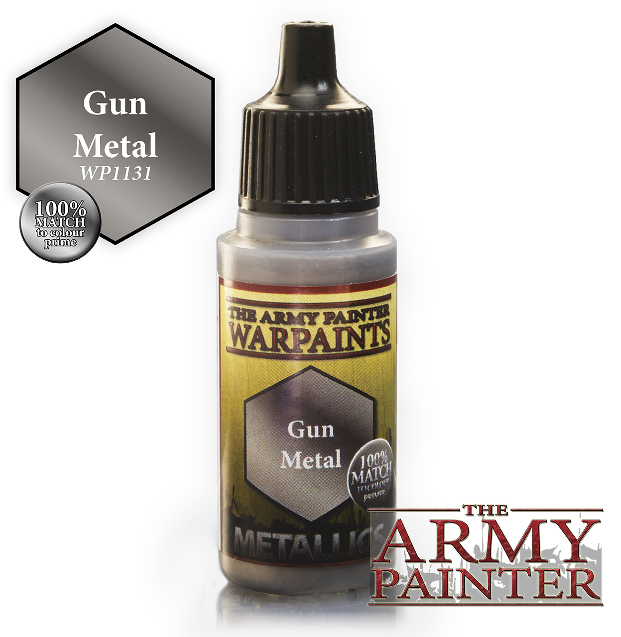 The ARMY PAINTER: Metallics Warpaints - Gun Metal | Tacoma Games