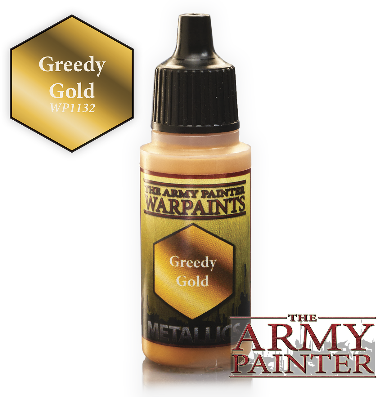The ARMY PAINTER: Metallics Warpaints - Greedy Gold | Tacoma Games
