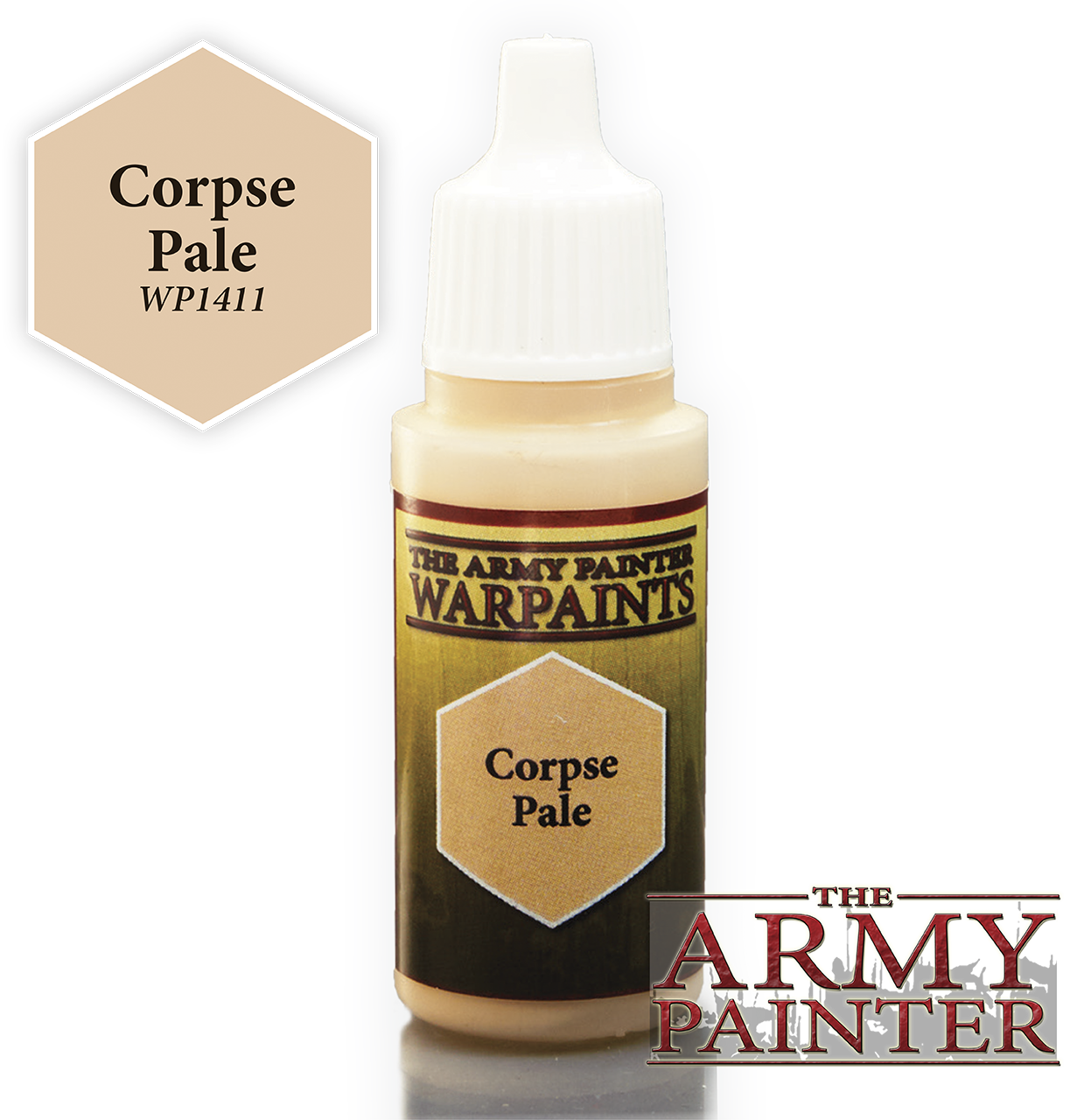 The ARMY PAINTER: Acrylics Warpaint - Corpse Pale | Tacoma Games
