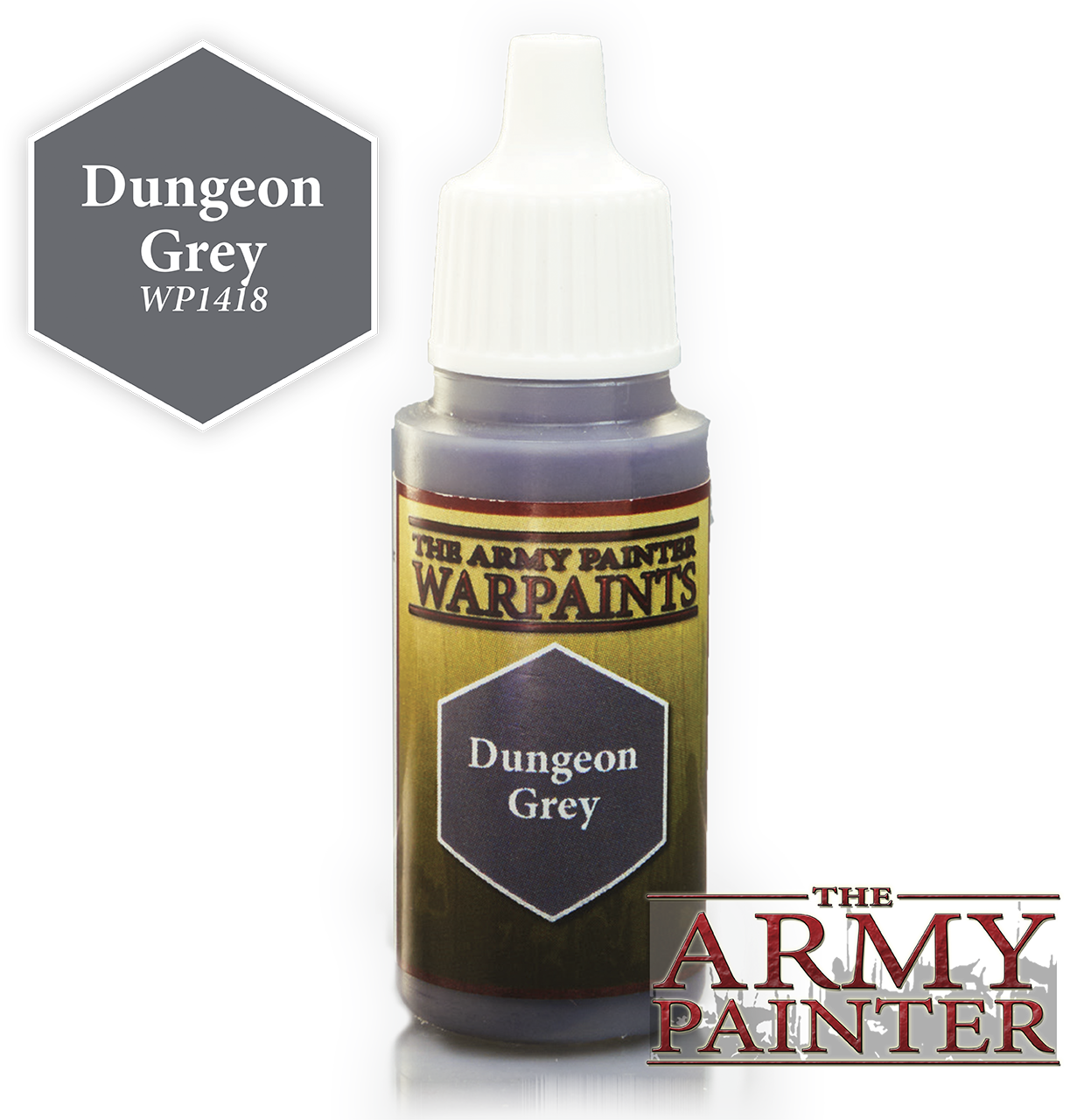 The ARMY PAINTER: Acrylics Warpaint - Dungeon Grey | Tacoma Games