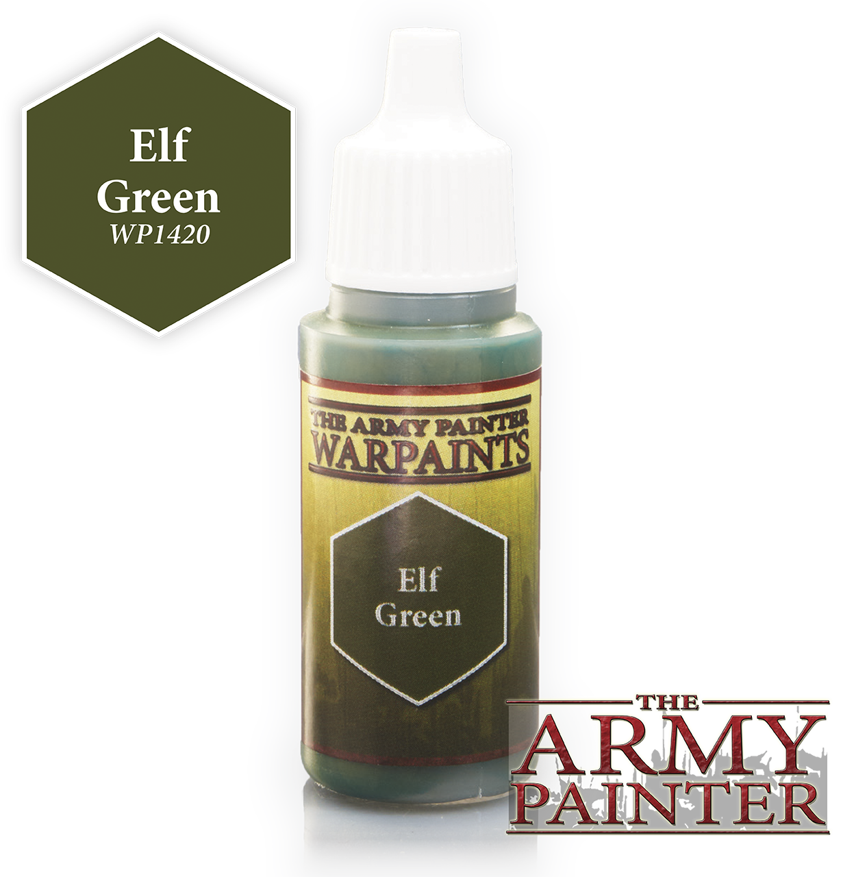 The ARMY PAINTER: Acrylics Warpaint - Elf Green | Tacoma Games