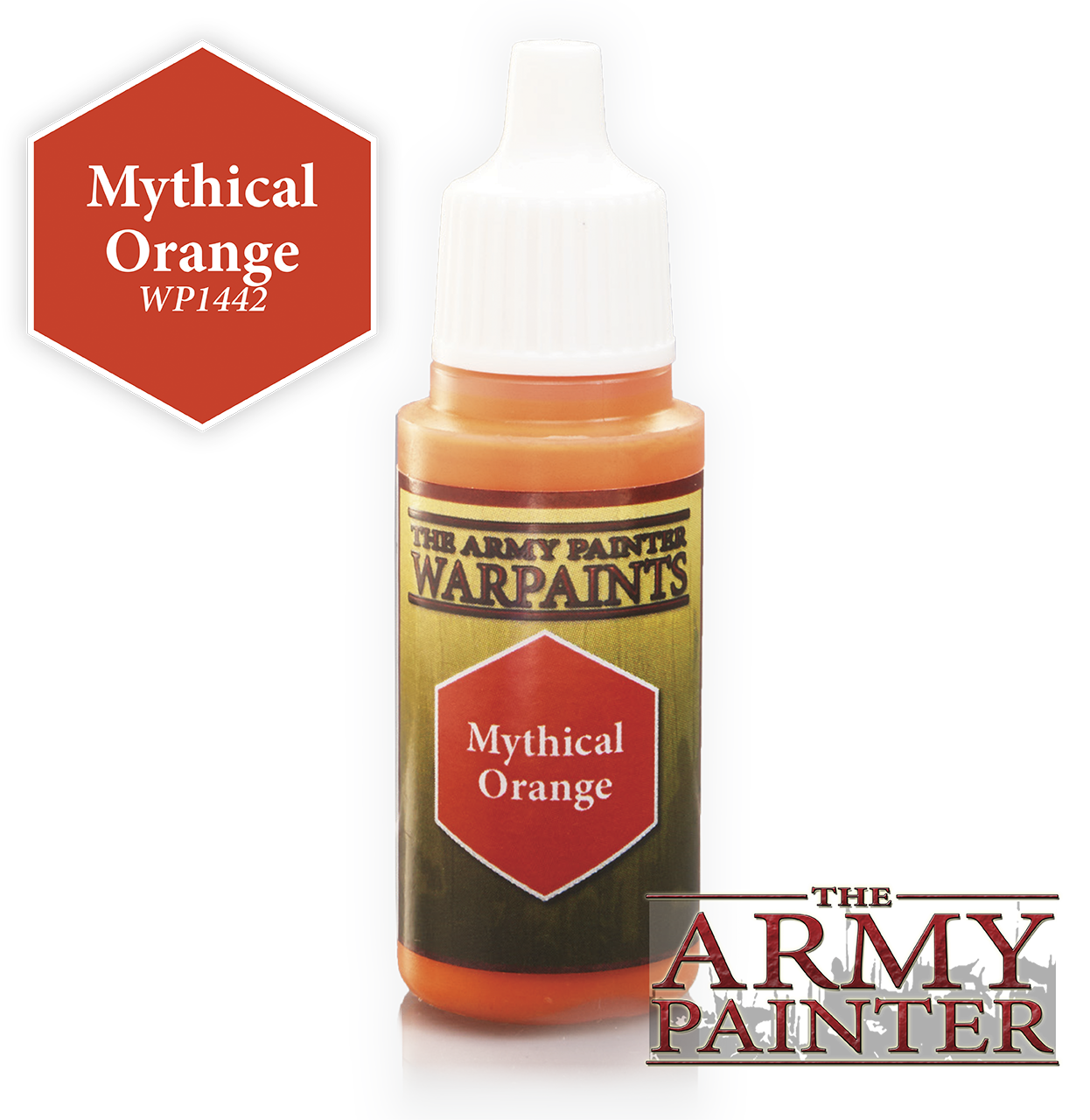 The ARMY PAINTER: Acrylics Warpaint - Mythical Orange | Tacoma Games