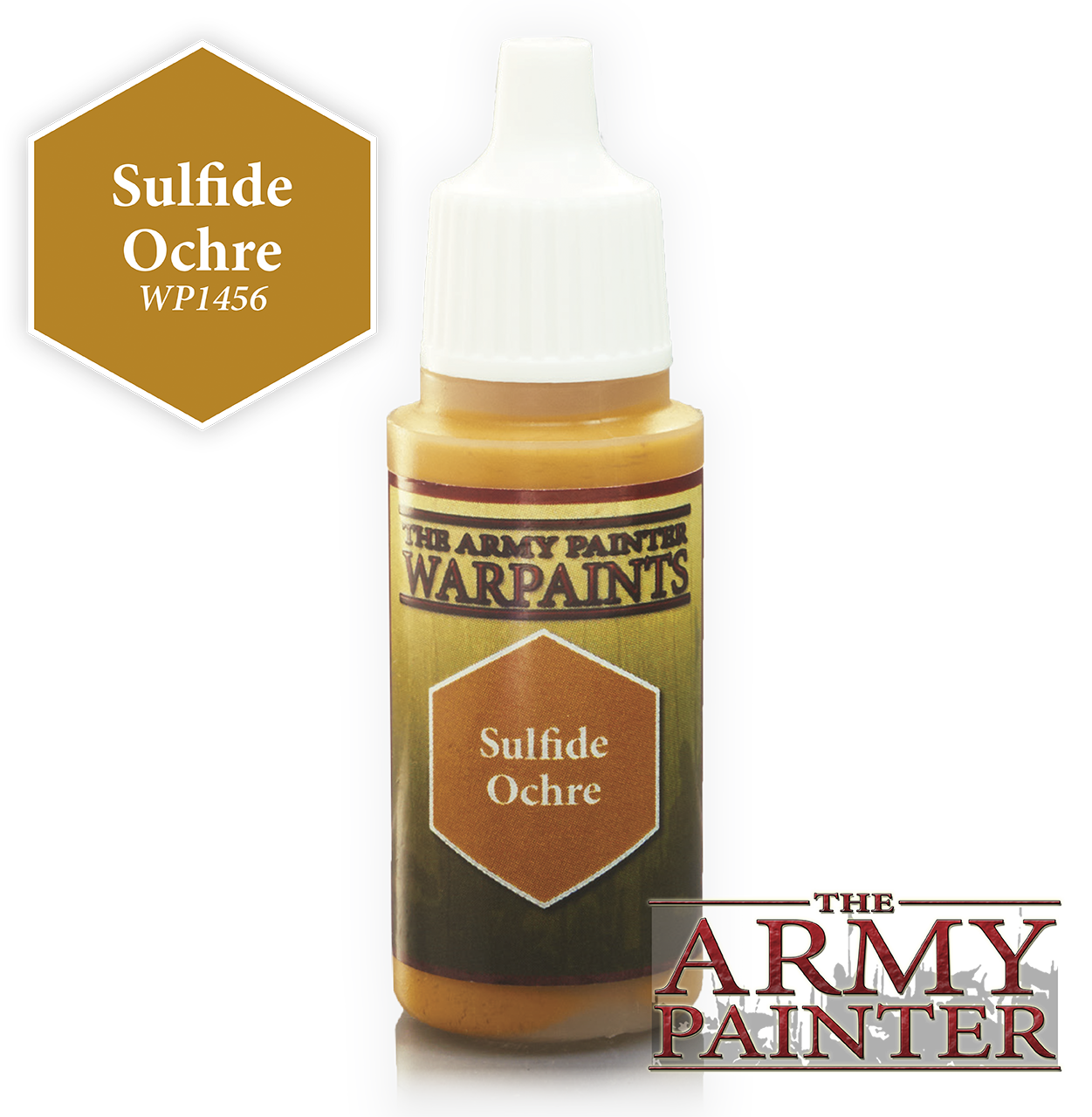 The ARMY PAINTER: Acrylics Warpaint - Sulphide Ochre | Tacoma Games