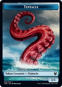 Tentacle // Satyr Double-sided Token [Theros Beyond Death Tokens] | Tacoma Games