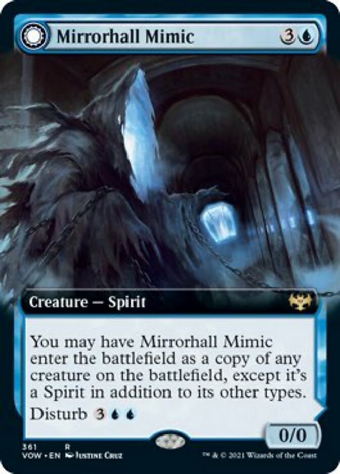 Mirrorhall Mimic // Ghastly Mimicry (Extended) [Innistrad: Crimson Vow] | Tacoma Games