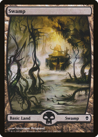 Swamp (240) - Full Art [Zendikar] | Tacoma Games