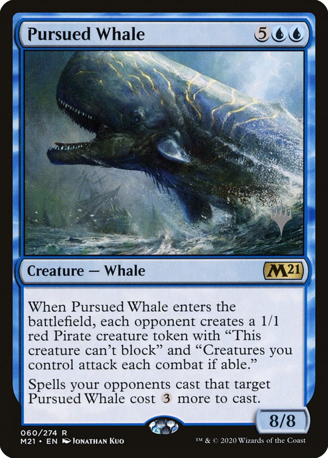 Pursued Whale (Promo Pack) [Core Set 2021 Promos] | Tacoma Games