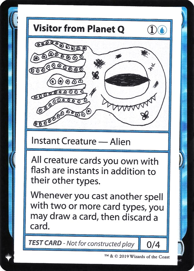 Visitor from Planet Q [Mystery Booster Playtest Cards] | Tacoma Games