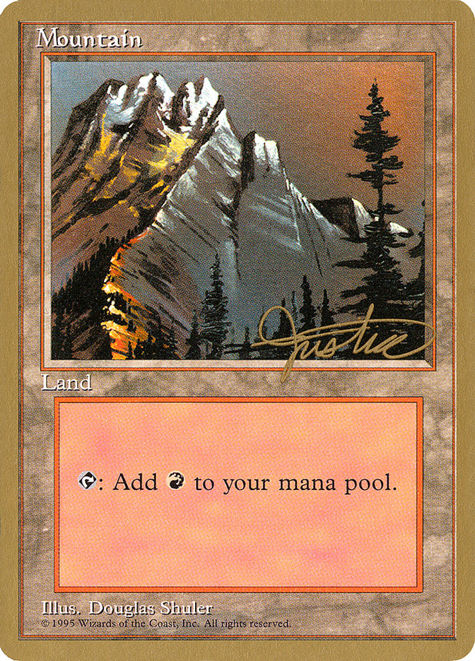 Mountain (mj373) (Mark Justice) [Pro Tour Collector Set] | Tacoma Games