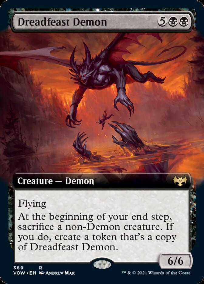 Dreadfeast Demon (Extended) [Innistrad: Crimson Vow] | Tacoma Games