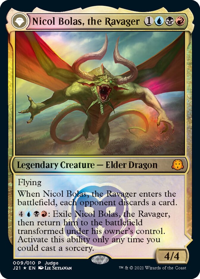 Nicol Bolas, the Ravager [Judge Gift Cards 2021] | Tacoma Games