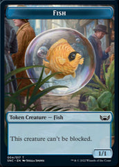 Fish // Rogue Double-sided Token [Streets of New Capenna Tokens] | Tacoma Games