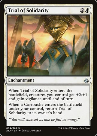 Trial of Solidarity [Amonkhet] | Tacoma Games